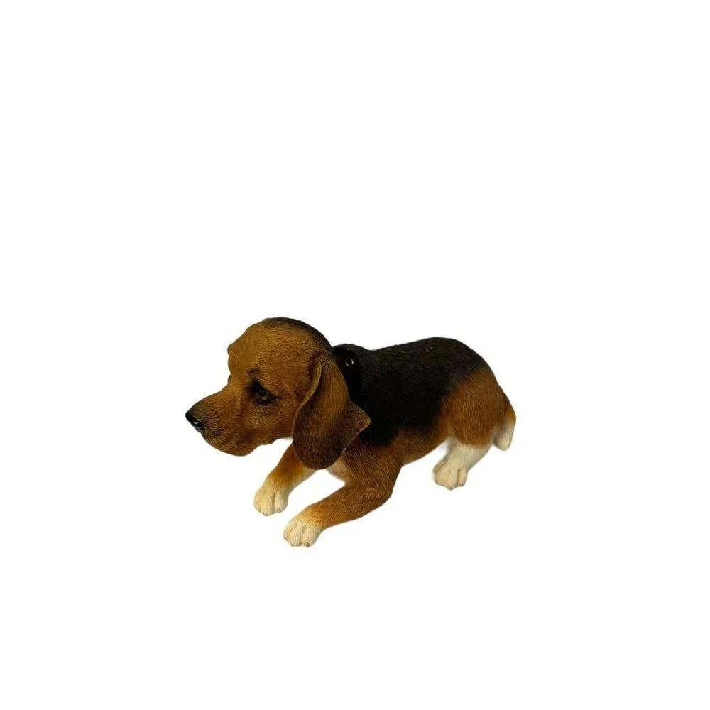 Dog Figurine Bobble‎ Head Car Dashboard Nodder Doll Flocked 5